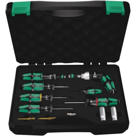 WERA 05074746001 - Set d'installation pour systèmes de vérification de pression des pneus (12 pcs.)