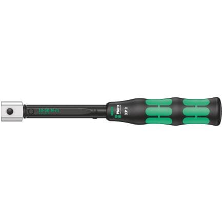 WERA 05075671001 - Clé dynamométrique 9x12 à outil interchangeable à couple préréglé 10-50 Nm