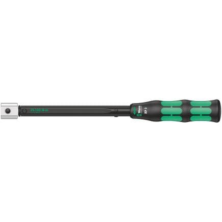 WERA 05075672001 - Clé dynamométrique 9x12 à outil interchangeable à couple préréglé 15-100 Nm