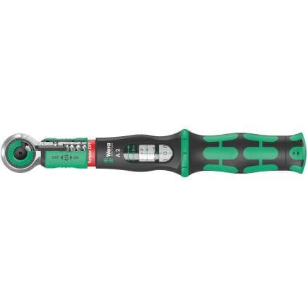 WERA 05075801001 - Clé dynamométrique 1/4" avec emmanchement hexagonal 2-12 Nm