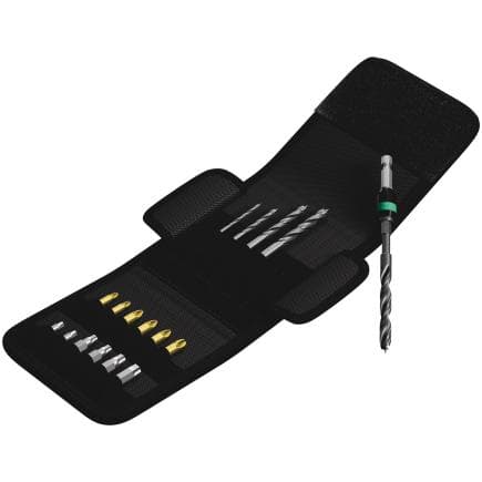 WERA 05104653001 - Mèches hélicoïdales à bois et embouts (18 pcs.)