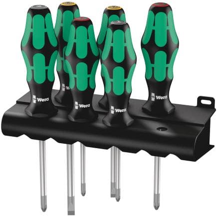 WERA 05105622001 - Jeu de tournevis avec Rack (6 pcs.)