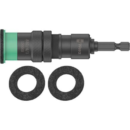 WERA 05130002001 - Porte-embouts à butée de profondeur réglable 1/4" (emballage libre-service)