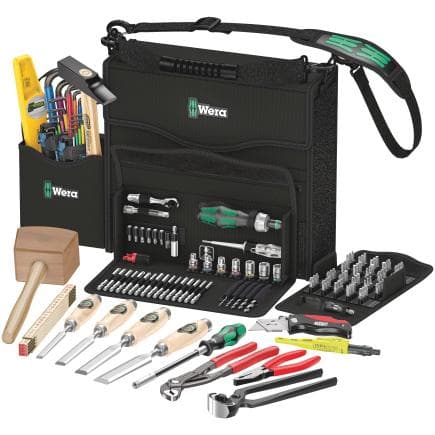 WERA 05134011001 - Composition d'outils pour le travail du bois (134 pcs.)