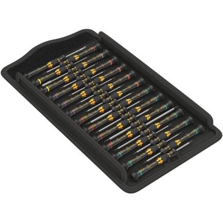 WERA 05134019001 - Jeu de tournevis micro ESD pour l'électronique (25 pcs.)