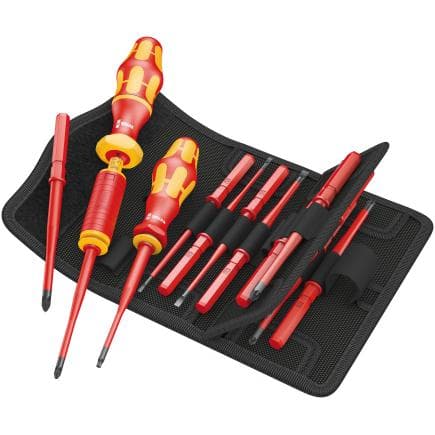 WERA 05135906001 - Jeu de tournevis dynamométriques isolés VDE 1,2-3,0 Nm extra fin (16 pcs.)