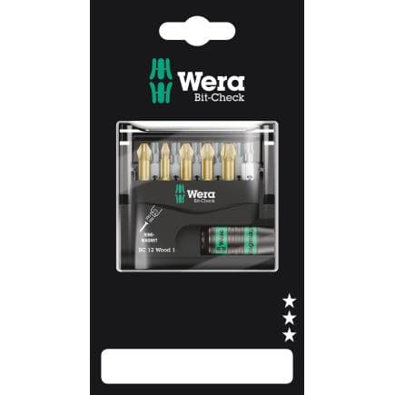 WERA 05136390001 - Jeu de douilles Wood (12 pcs.) (emballage libre-service)