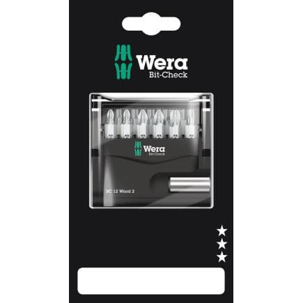 WERA 05136391001 - Jeu de douilles Wood (12 pcs.) (emballage libre-service)