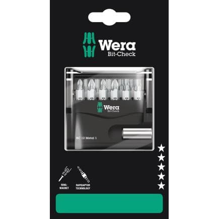 WERA 05136393001 - Jeu de douilles Metal (12 pcs.) (emballage libre-service)