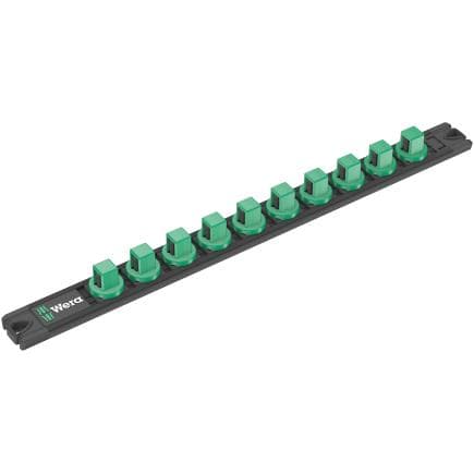 WERA 05136422001 - Barre magnétique pour douilles 1/2" (vide) 30 x 370 mm
