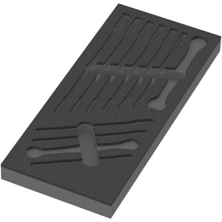 WERA 05137330001 - Insert en mousse pour jeu de "6000 Joker 1" (sans outils) 172 x 30 x 392 mm