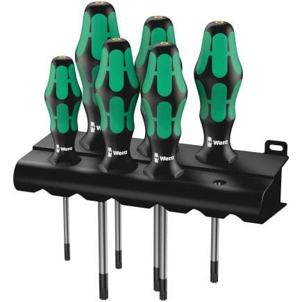 WERA 05138250001 - Jeu de tournevis TORX® sécurité avec rack (6 pcs.)