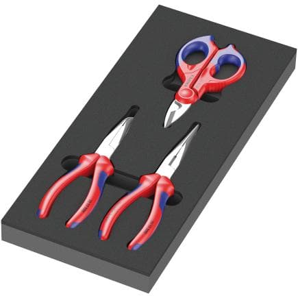 WERA 05150181001 - "Jeu de pinces Knipex 2" in insert en mousse (3 pcs.)