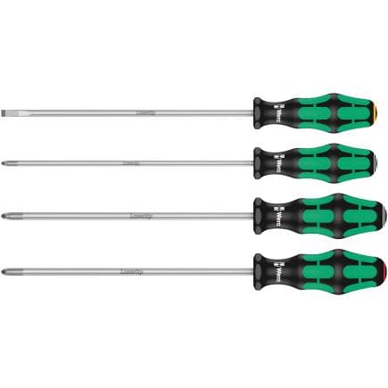 WERA 05347736002 - Jeu de tournevis à lames extra-longues 200 mm (4 pcs.)