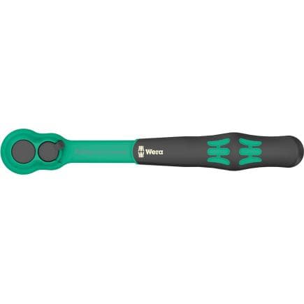 WERA 05005540001 - 8010 B - Cliquet Zyklop Comfort avec levier d'inversion et emmanchement 3/8" x 230 mm