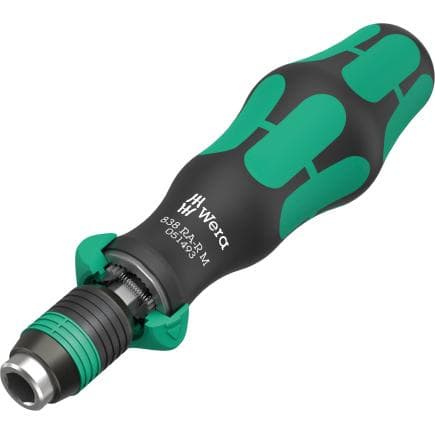 WERA 05051493001 - 838 RA-R M - Manche porte-embout avec fonction cliquet 1/4"