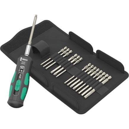 WERA 05075851001 - 7515/16 - Jeu de tournevis dynamométriques et embouts (16 pcs.)