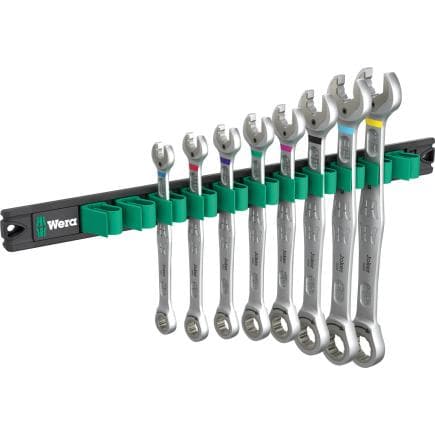 WERA 05020016001 - 9632- Jeu de clés mixtes à cliquet avec bande magnétique (8 pcs.)