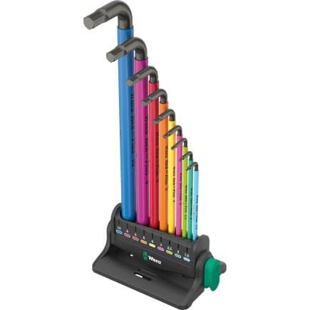 WERA 05133165001 - 950/9 - Jeu de clés Allen métriques (10 pcs.)