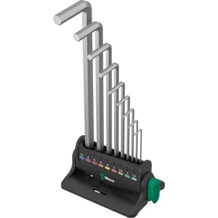WERA 05022102001 - 950/9 Hex-Plus - Jeu de clés Allen métriques (10 pcs.)