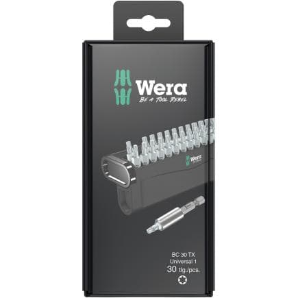 WERA 05057900001 - Bit-Check 30 TX Universal - Jeu d'embouts (30 pcs.)