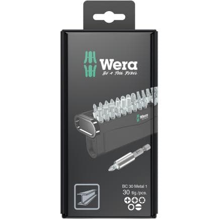WERA 05057440001 - Bit-Check 30 Metal - Jeu d'embouts (30 pcs.)
