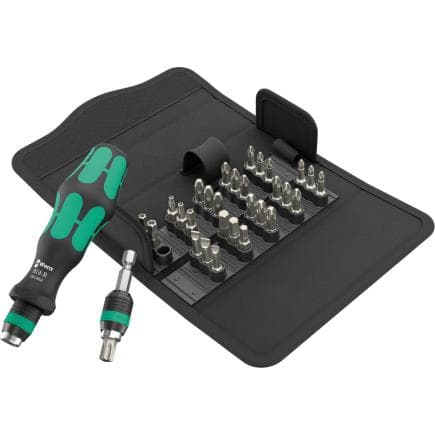 WERA 05057113001 - Kit d’embouts et de porte-embouts Kraftform Kompakt 70 Universal (32 pièces)