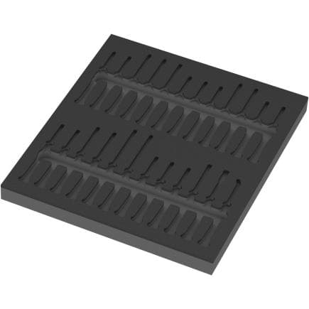 WERA 05137315001 - 9815 - Mousse thermoformée pour tournevis Kraftform Micro Set 1 (vide)