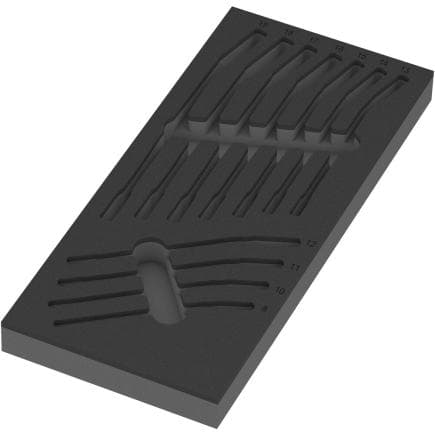 WERA 05137333001 - 9833 - Mousse thermoformée pour Joker 6001 Switch Set 1 (vide)