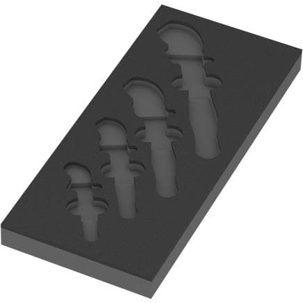 WERA 05137334001 - 9834 - Mousse thermoformée pour Joker 6004 VDE Set 1 (vide)