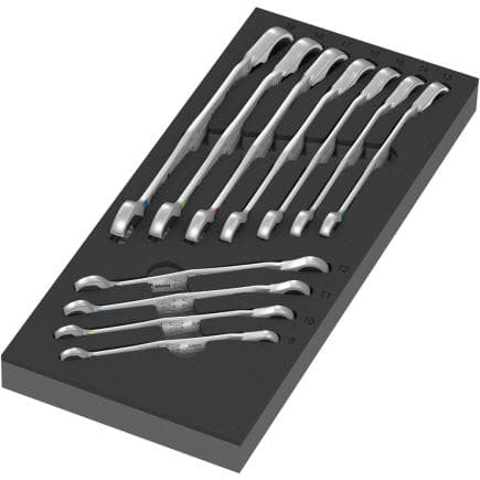 WERA 05150123001 - 9733 - Mousse thermoformée avec jeu de cliquets Joker 6001 Switch (11 pièces)