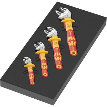 WERA 05150124001 - 9734 - Mousse thermoformée avec jeu de cliquets Joker 6004 VDE (4 pièces)