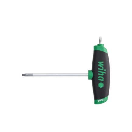 WIHA 45446 - Clé mâle avec manche en T ComfortGrip TORX® et lame latéral, chromé mat