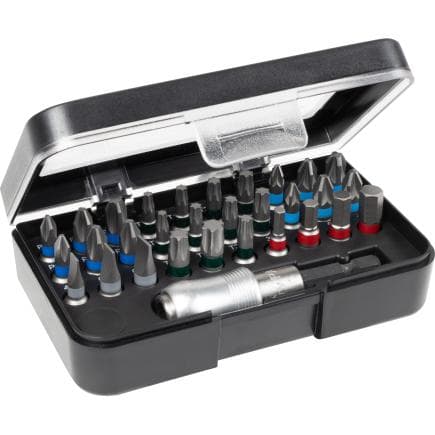 WIHA 41131 - Jeu d'embouts standard 1/4" en boîte avec clip ceinture (31 pcs.)