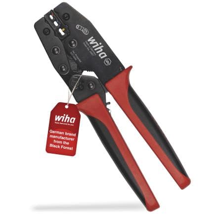 WIHA 45957 - Pince à sertir pour cosses de câbles et contacts isolés 0,5 - 6 mm²