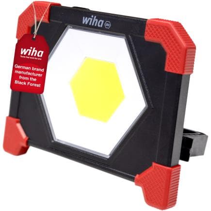 WIHA 45698 - Lampe de chantier alimentée par batterie 30W, 3000 lm