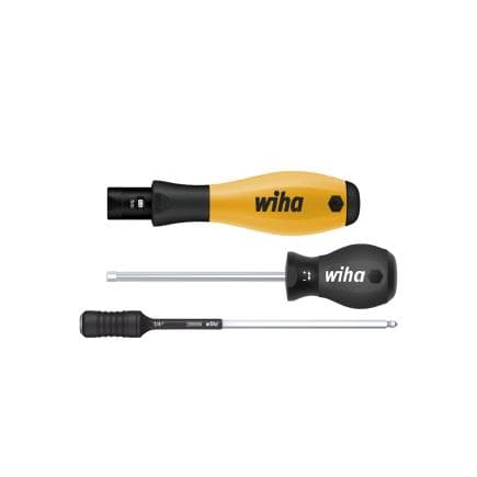 WIHA 45690 - Jeu de tournevis dynamométriques TorqueVario®-S Micro ESD 0,1-0,6 Nm assortis (18 pcs.)