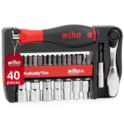WIHA 46960 - Jeu d’embouts et de clés à douille ProBuddy® Evo (40 pcs.)