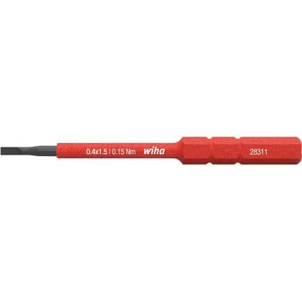WIHA 41159 - Embout à fente électrique SlimBit 1000V