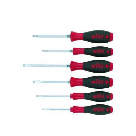 WIHA 21248 - Jeu de tournevis SoftFinish® à fente Phillips à écrou hexagonale (6 pcs.)