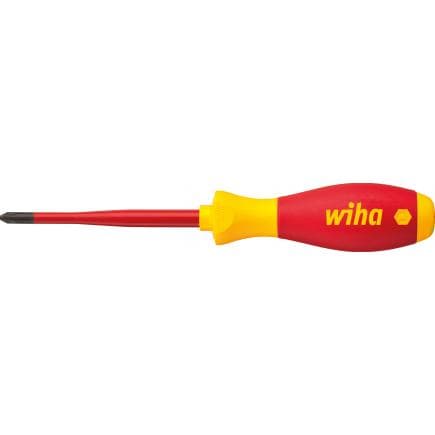 WIHA 35502 - Tournevis électrique SoftFinish® 1000V slimFix positif-négatif / Phillips