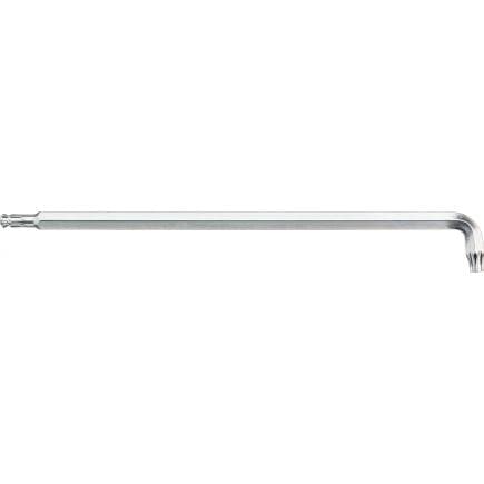 WIHA 40968 - Clé Allen TORX® à tête sphérique avec jambe courte en argent titane (10 pcs.)