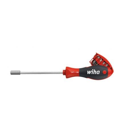 WIHA 32902 - Tournevis avec porte-embout magnétique 1/4" avec 8 embouts TORX®