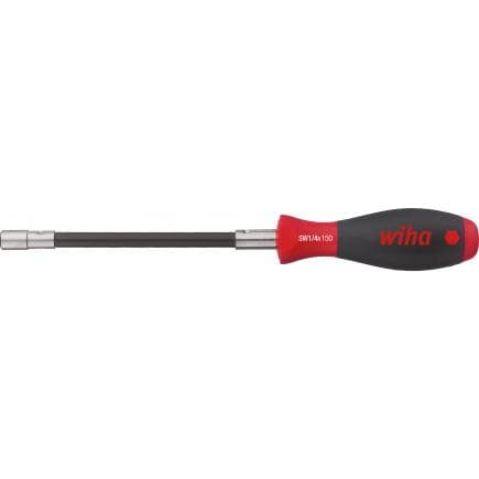 WIHA 01479 - Tournevis avec porte-embout SoftFinish® serrage par circlip avec manche flexible 1/4"