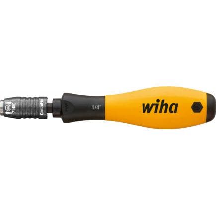 WIHA 32161 - Tournevis avec porte-embout SoftFinish® ESD verrouillable mécaniquement 1/4"