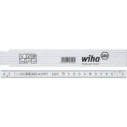 WIHA 27058 - Mètre pliant Longlife 2 m 10 branches