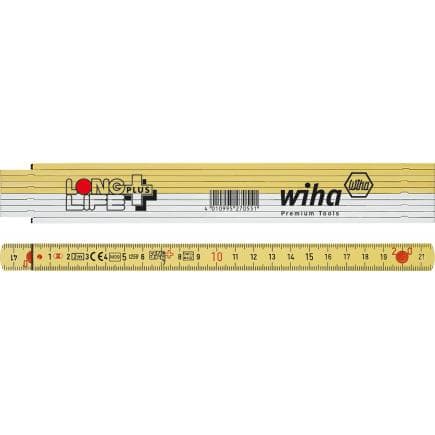 WIHA 27059 - Mètre pliant Longlife Plus 2 m 10 branches