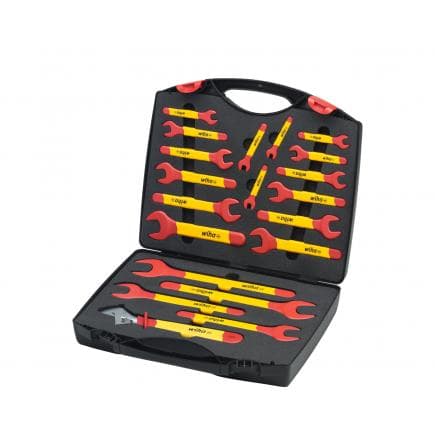 WIHA 43022 - Jeu de clés à fourche simple isolées 1000V en coffret (21 pcs.)