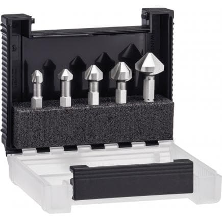 WIHA 28027 - Jeu de fraises coniques 1/4" en coffret (6 pcs.)