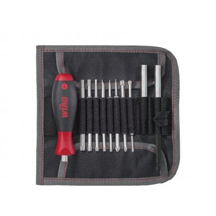 WIHA 44576 - Jeu d'embouts de montage en trousse enroulable (20 pcs.)
